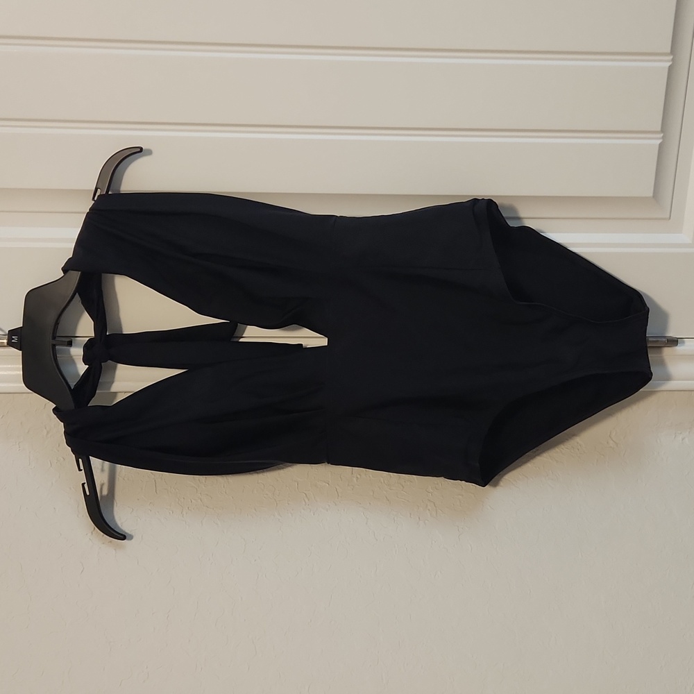 Shekini plunging neckline swimsuit